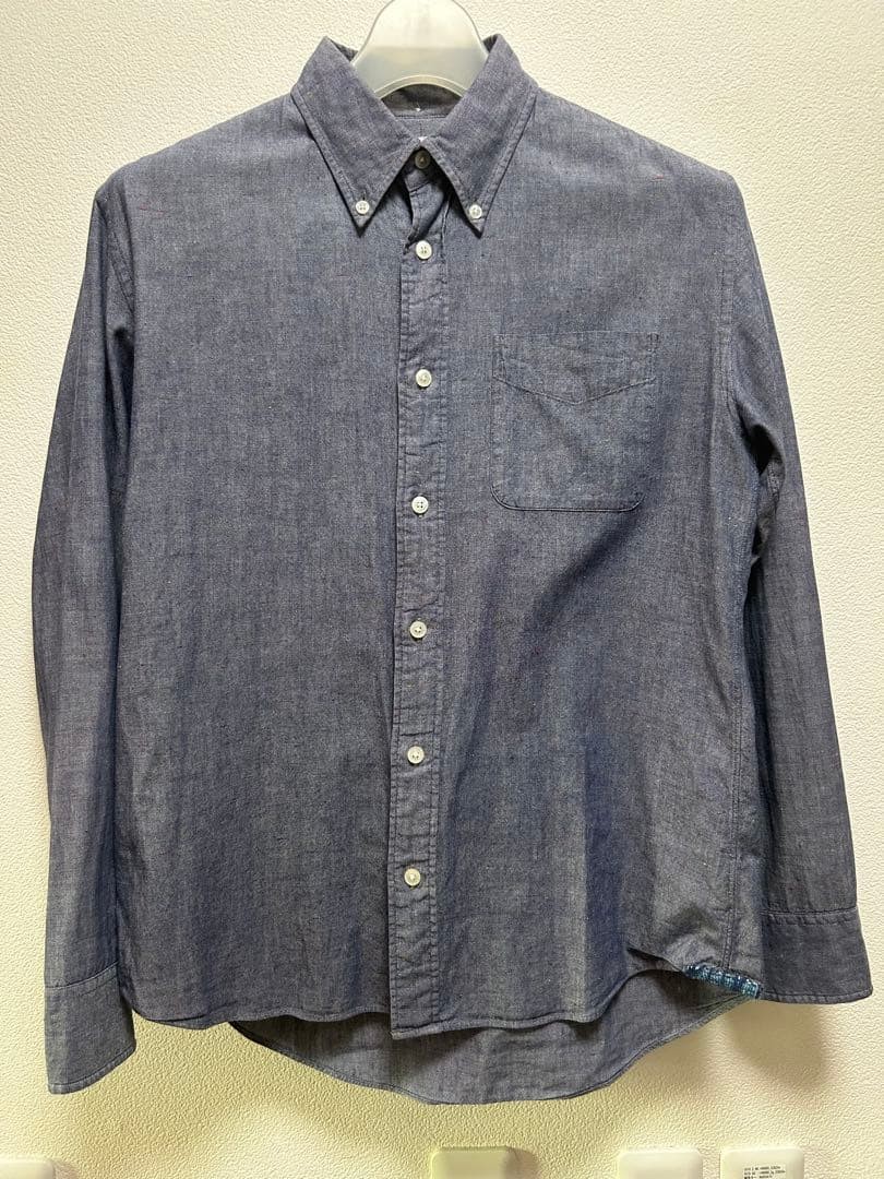 visvim Chambray Button-Down Shirt Size 1 Multicol… - image 1