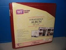 Westrim Crafts Hardcover Book Memories Forever Strap Hinge Album 12" X 12"  New