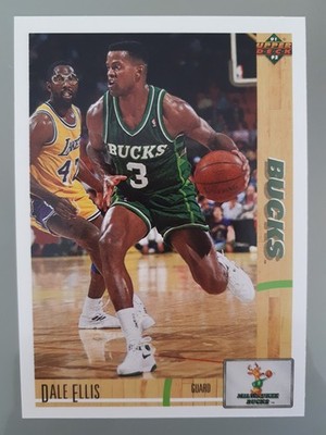 1991-92 Upper Deck Dale Ellis #266 Milwaukee Bucks NBA Basketball