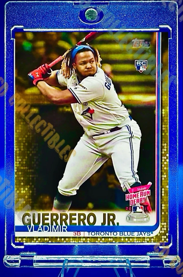 Vladimir Guerrero Jr. GOLD RC ROOKIE HOME RUN DERBY CARD SP TOPPS BLUE JAYS MINT - Image 2 of 3