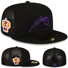 New Era Colorado Rockies Fitted Hat mlb23 Official Spring Training Mesh Back Cap