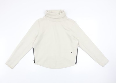 Nike Damen Beige Dri-Fit Pullover Sweatshirt Gr. S