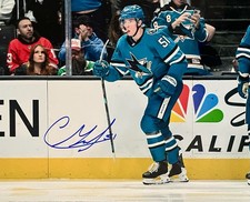 Collin Graf Signed San Jose Sharks 8x10 Photo Celly