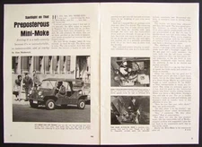 1965 Austin Mini-Moke Beach Buggy Road Test article AD