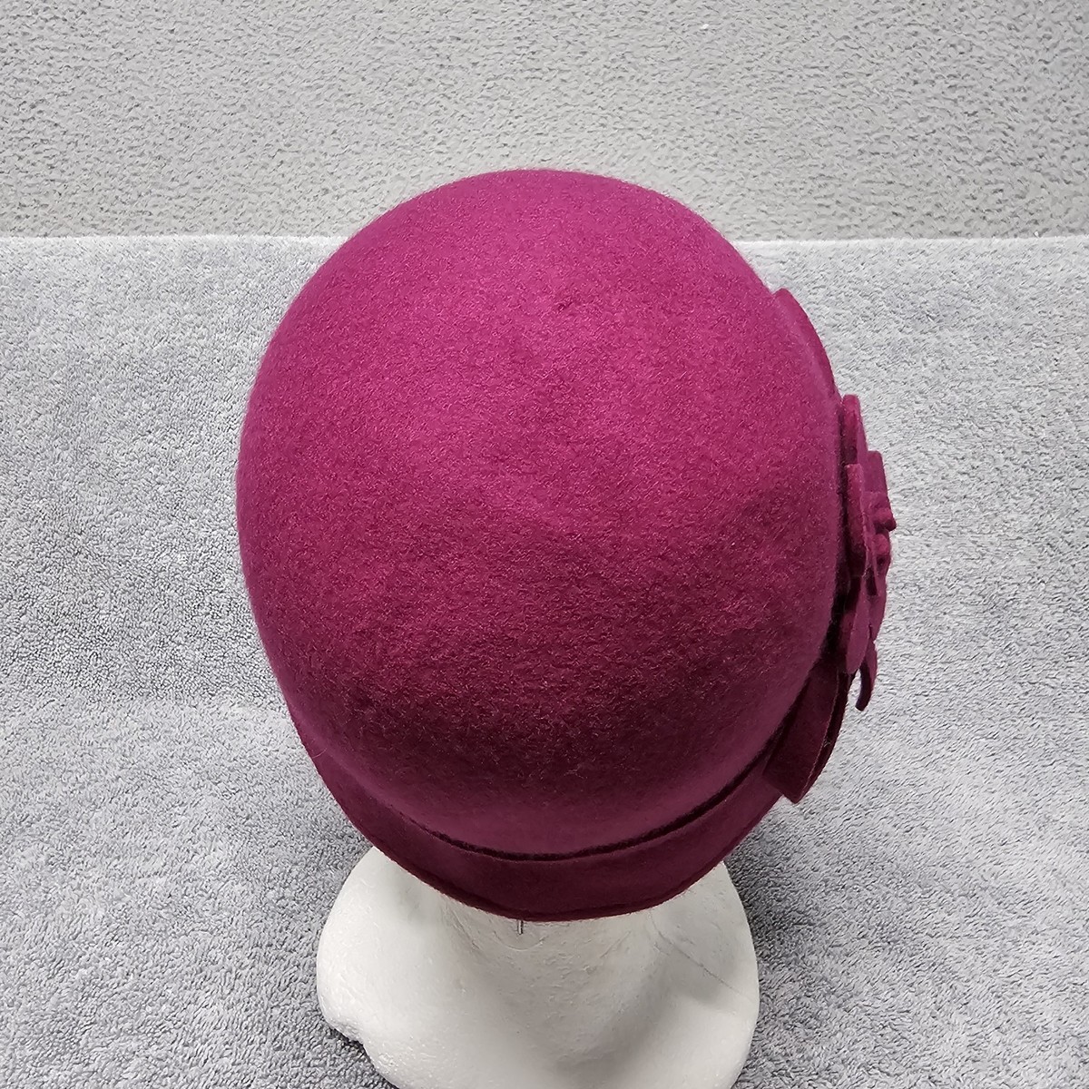 Banana Republic Hat Summer Ribbon Bow Fall S/M Pink Burgundy 