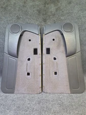 Extended Cab Only 95-96-97 Toyota Tacoma Pair Door Panels Blue  Manual Windows 