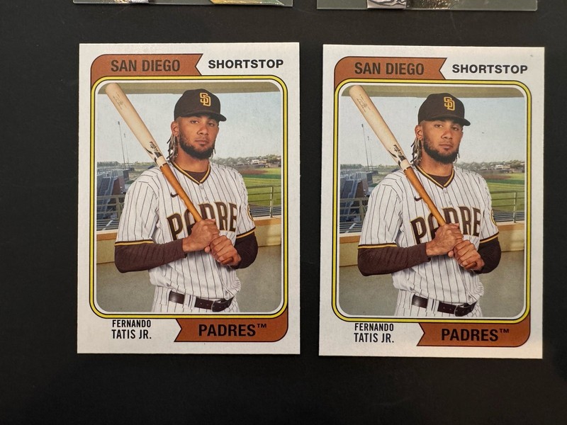 2020 Topps Archives - 1974 Topps Fernando Tatís Jr. #185 2 Card Lot Gradable PSA