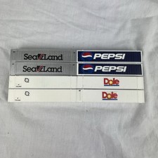 N Scale 1:160 48ft Shipping Container Cargo Boxes Set of 8 