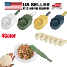 2 In 1 DIY Dumpling Maker Dumpling Skin Press Dough Presser Mold Handle Tool 