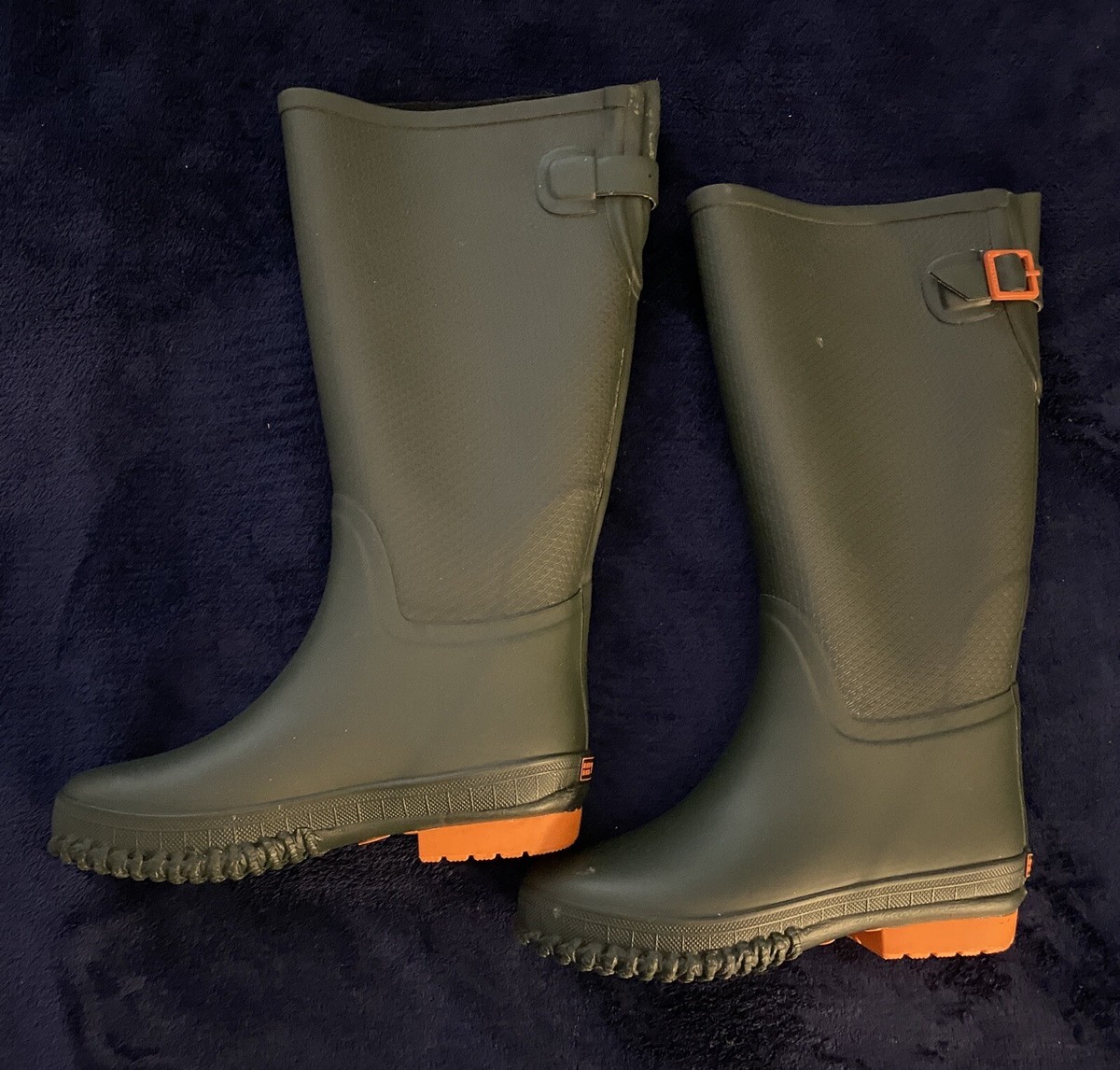 TRETORN Women's Tall Green Rain Boots Galosh Size EU 35