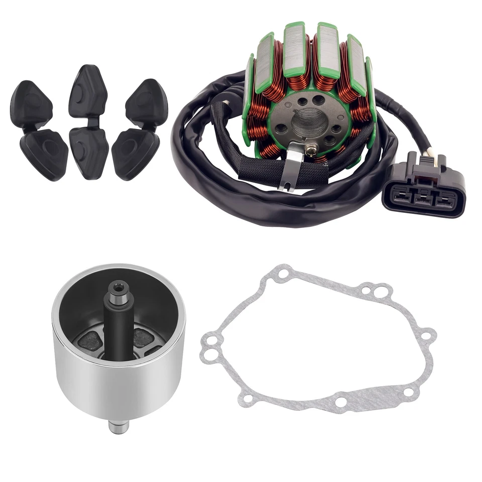 Stator Magneto Flywheel Rotor Gasket Damper For Yamaha YZF R1 FZ1 FZ8 2004-2015 - Image 3 of 4