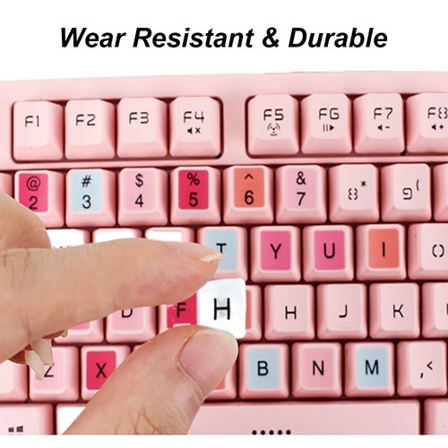 Russian Letter Keyboard Sticker Spanish Laptop Keypad Film Computer - Picture 5 of 17