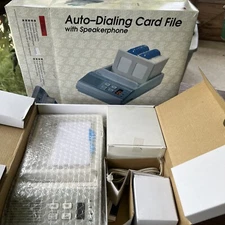 NIB Auto-Dialing Card File Dialer Speakerphone Hyton Products CE-8850 Complete