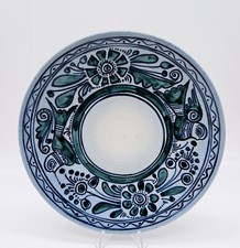 Felix Tissot Taxco Salad Plate 7" Mexico Folk Art Blue Fantasia F