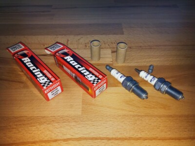 2x BRISK BR12S-nc9 Racing Spark Plugs fit: Triumph 900 Scrambler - 2004 to 2018