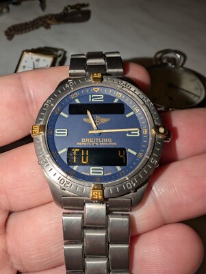 Breitling Aerospace Repetition Minutes Men's Titanium Quartz Watch F65062