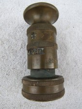 Vintage Elkhart Brass Mfg. Co. Fire nozzle  #...