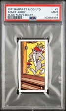 1971 BLIND MAN'S BLUFF... BARRATT & CO. LTD TOM & JERRY #5 PSA 9 MINT