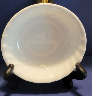 VINTAGE Misty White FRUIT/SAUCE BOWL/S Solid Color 