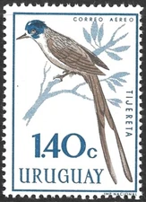 Uruguay Scott C251 F/VF Mint Never Hinged Forked-Tailed Flycatcher Bird 1962