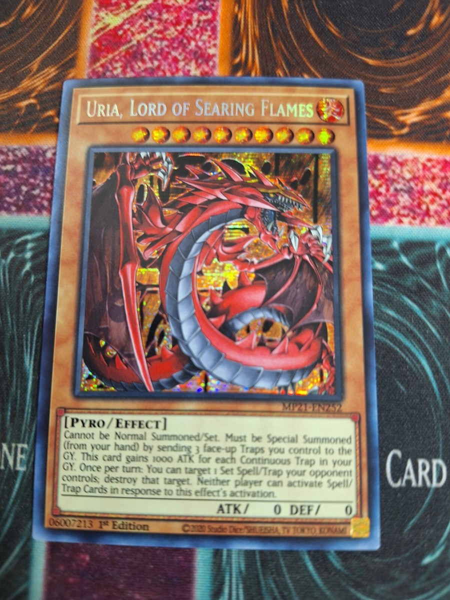 Yu-Gi-Oh! Uria, Lord of Searing Flames MP21-EN252 Prismatic Secret