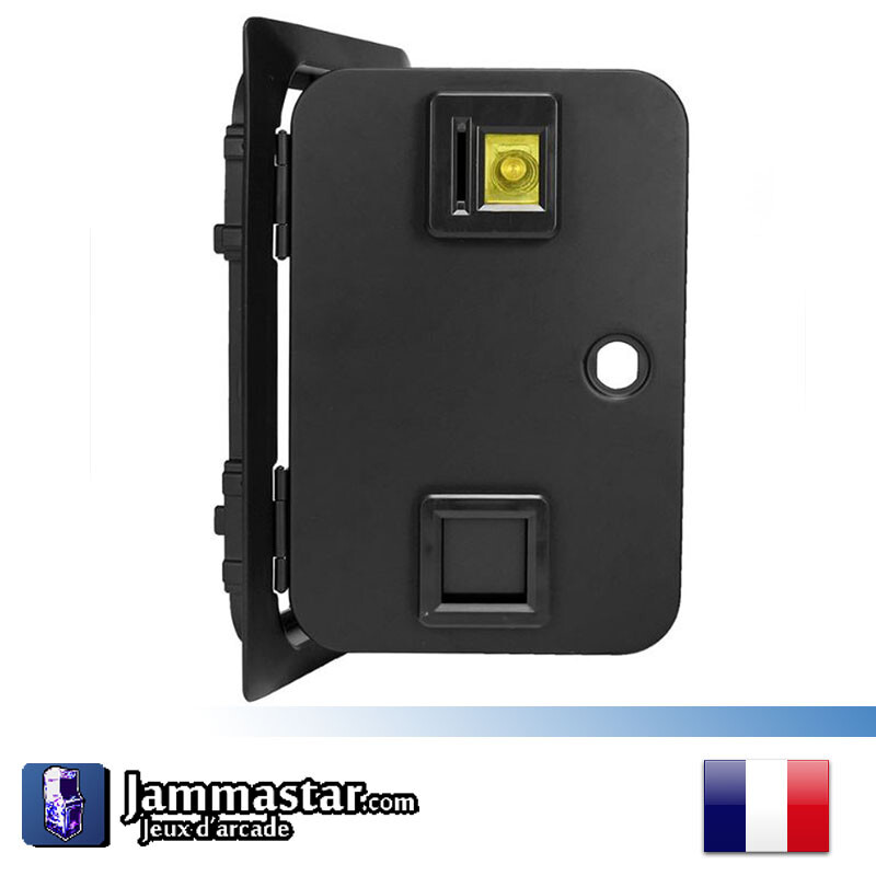 Porte pour borne arcade métallique avec monnayeur mécanique sécurisé