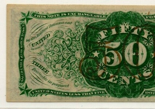 FR 1342 - 50 CENTS 3rd ISSUE FRACTIONAL - w/ "a" - TYPE 2 - PCGS 64 PPQ - RARE!! - Picture 7 of 12