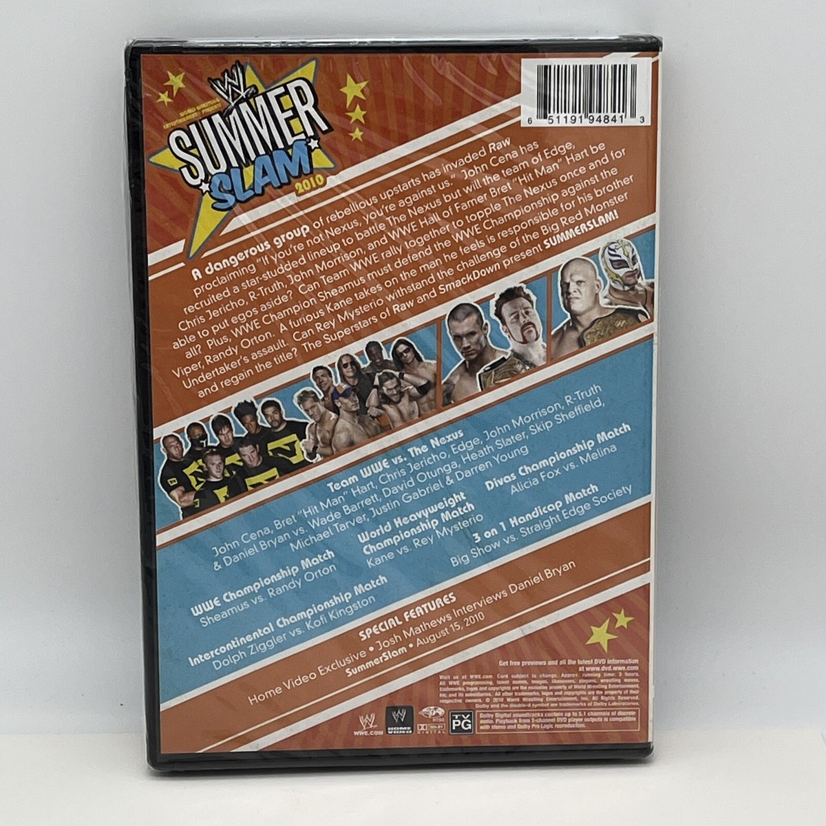 WWE: Summerslam 2010 (DVD, 2010) for sale online | eBay