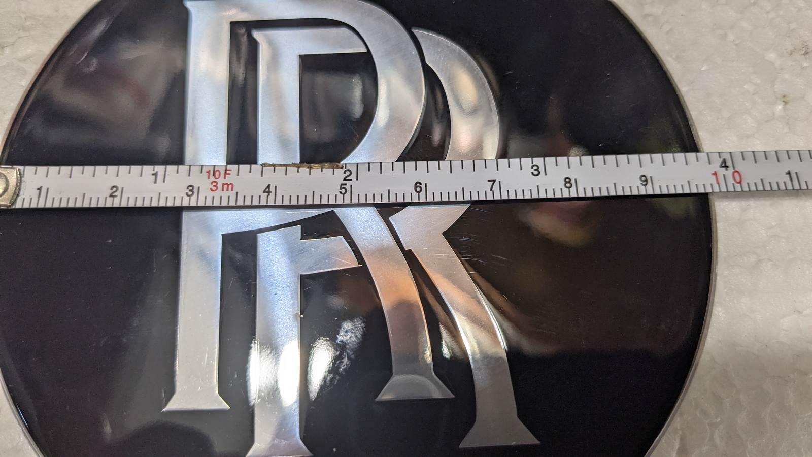 ROLLS ROYCE PART HUB CAP CENTER LOGO BIG RR SET OF 4