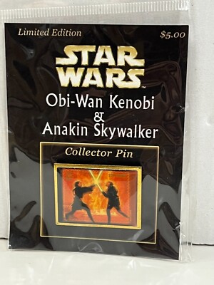 Obi-Wan & Anakin Star Wars Disney USPS 2007 Stempel Anstecknadel Disney Pin - Neu