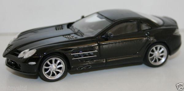 Mercedes McLaren SLR Black 1/43 Diecast Metal Model