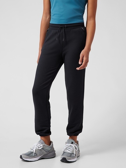 ATHLETA GIRS Joggers NWOT Black