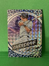 DJ LeMahieu 2021 Panini Mosaic Overdrive Silver  Prizm #9 SSP New York Yankees