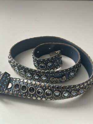 GOD kippys　キッピーズ　レディース　レザーベルト　スワロフスキー Kippy Belt Leather & Swarovski Crystal Studded Belt 1 1/2
