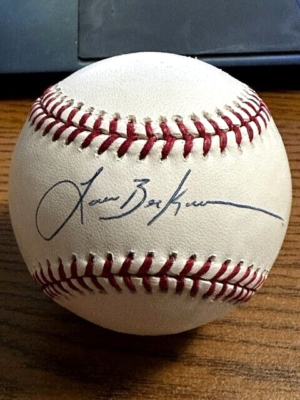 LANCE BERKMAN SIGNED AUTOGRAPHED 2002 HOME RUN DERBY BASEBALL