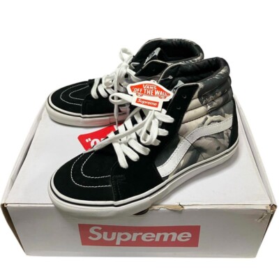 Supreme Vans Sneakers Shoes Black Bruce Lee SK8-HI Size Men's US7
