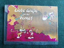 Diddl Postkarte 30f 30 F Karte Liebe Grüße aus der Ferne Hund Katze