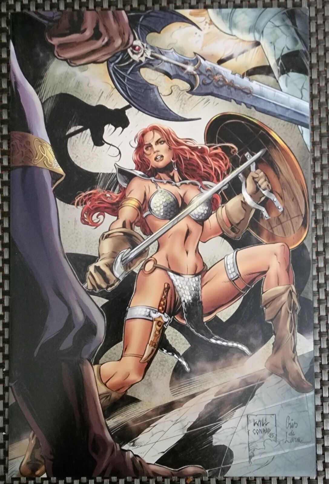 Red Sonja vs. Thulsa Doom #4 (2006) Will Conrad Virgin Cover Retailer Incentive