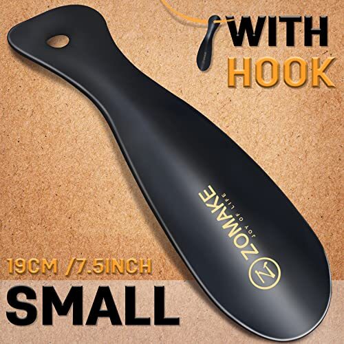 Velette 2 Pack Metal Shoe Horn Long Handle for Seniors