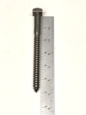 ACCURATE (10) 1/2 x 6 Square Head Lag Bolt Screw Antique (3/4" Square head) 1/2"x6" .50x6