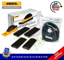 Mirka Hand Sanding Block Kit 70 x 198 mm H&L Multi Head Block + Extraction Hose