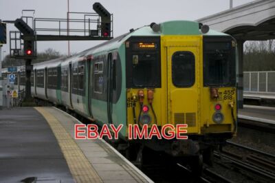 PHOTO  CLASS 455 SET  455818 DEPARTS PURLEY