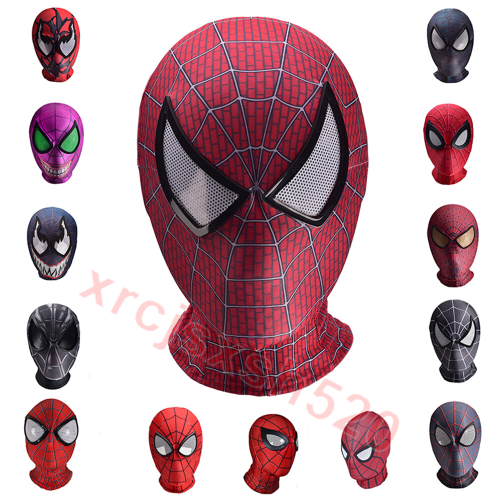 Venom Amazing Spider-man Mask Cosplay Costumes Iron Spiderman
