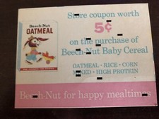 VINTAGE BEECH-NUT KEY PUNCH COUPON