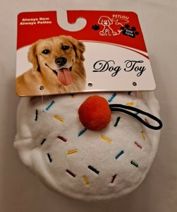 cupcake dog toy