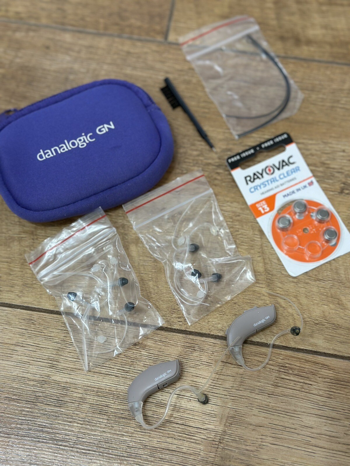 Danalogic GN Ambio S 77, Pair Hearing Aids Left Right With Pouch