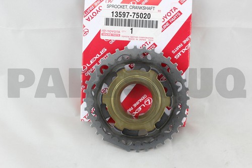 1359775020 Genuine Toyota SPROCKET, CRANKSHAFT TIMING, NO.2 13597-75020 ...