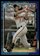 2015 Bowman - Chrome Prospects Blue Wave Refractors #BCP145 Dariel Alvarez