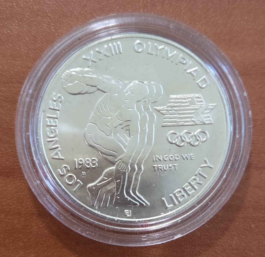 Uncirculated $1 1983 US Modern Silver/Clad Commemorative Coins