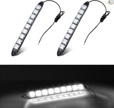 2pcs 9 Led Daytime Running Strip Lights Bright 12v Car Drl Strip Light Kit Fle 2pcs 9 Led Daytime Running Strip Lights Bright 12v Car Drl Strip Light Kit Fle